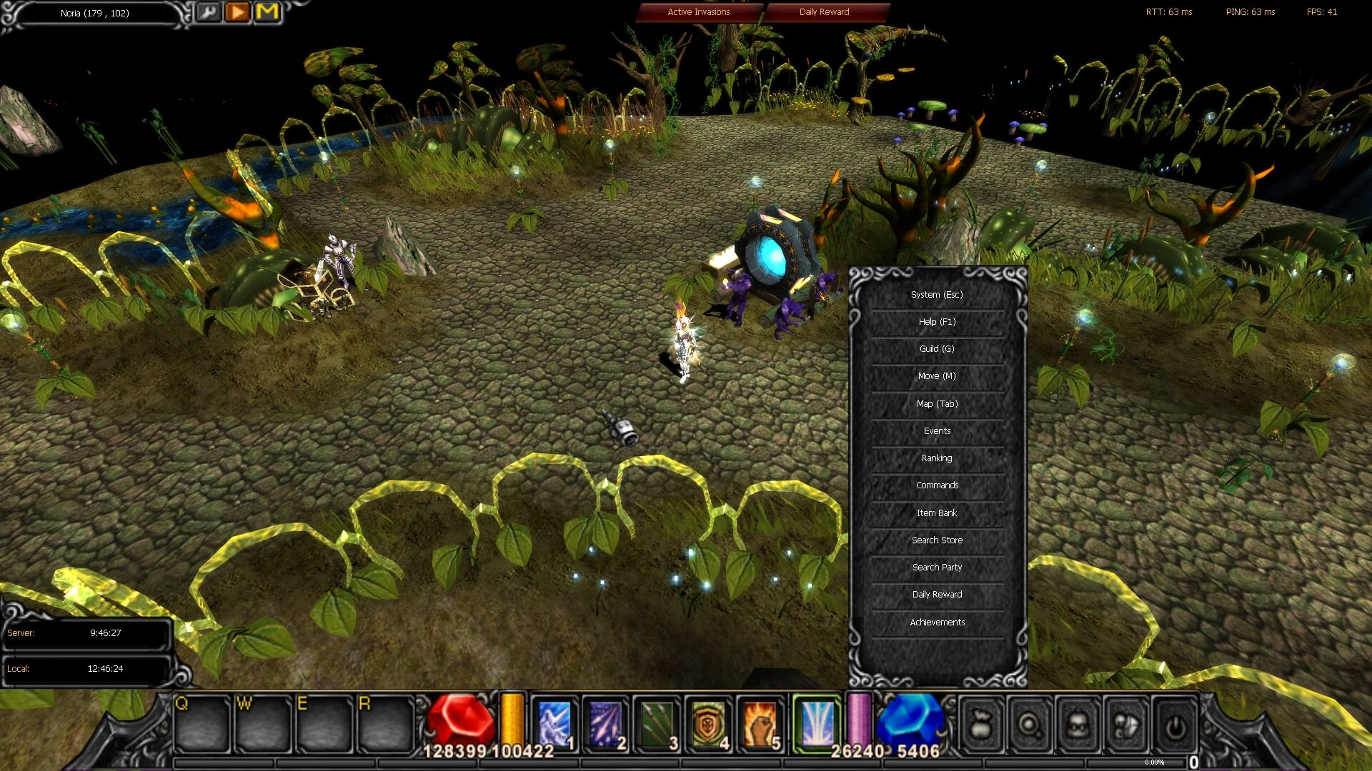 Especial Menu Buttons