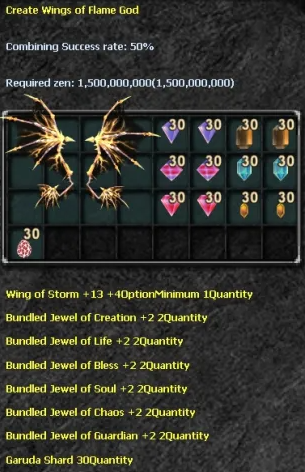 Fourth Level Wings Mix