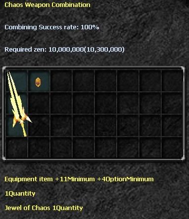 Chaos Weapon Mix